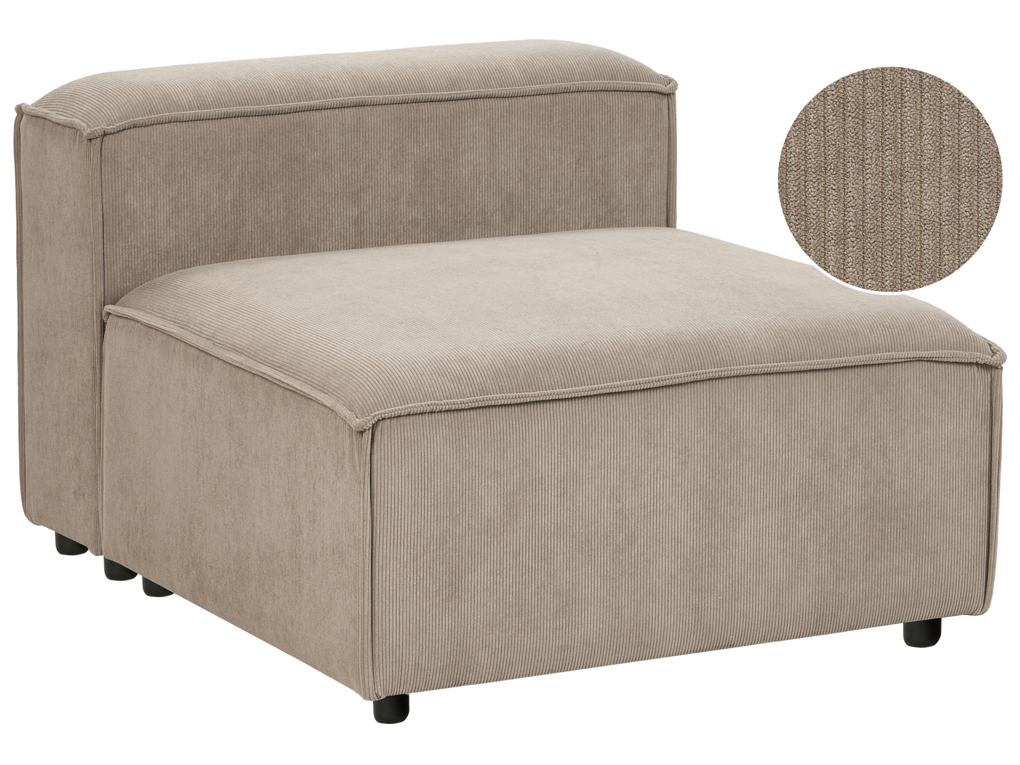 1-Seat Section ARDAL Corduroy Light Brown
