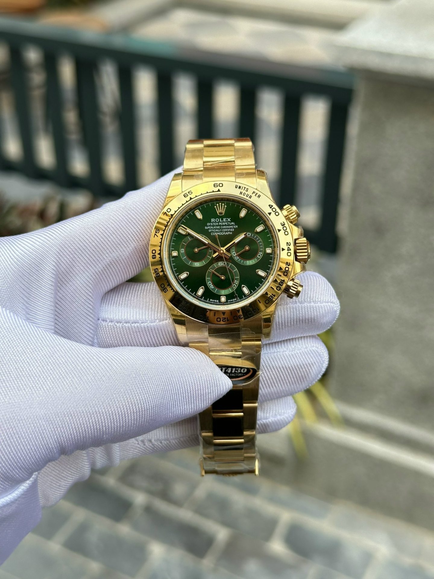 Rolex Replica 1:1 Watch Daytona 116508 Switzerland Green Dial BT Factory 40mm - Elite Watch Atelier
