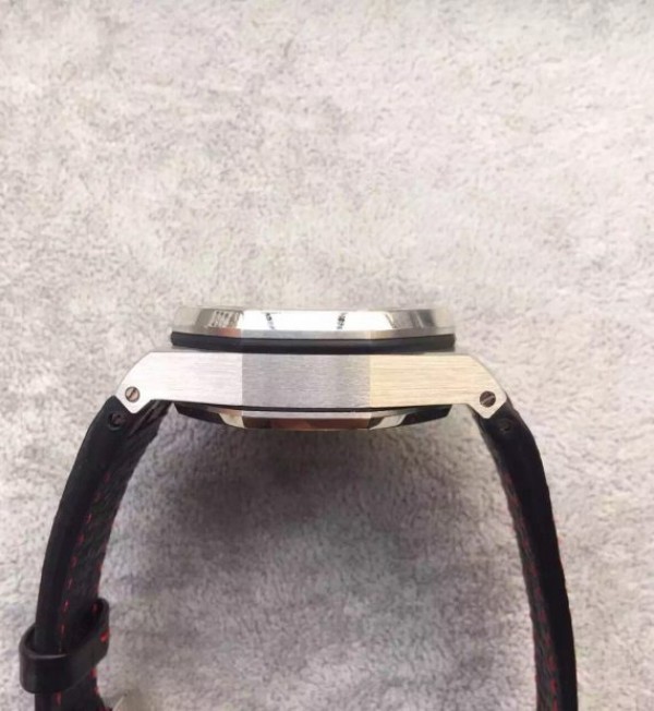 Replica Audemars Piguet JF Royal Oak Offshore Black Theme Black Leather Strap A3126 - Top club