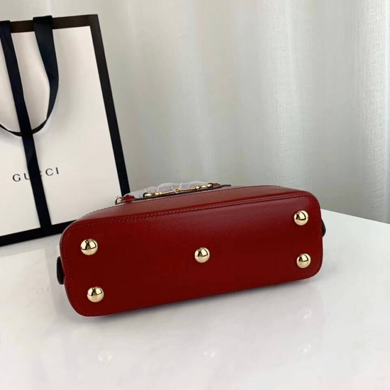 Replica Gucci 1955 Horsebit Leather Small Top Handle Bag 6212201:1High-quality replica