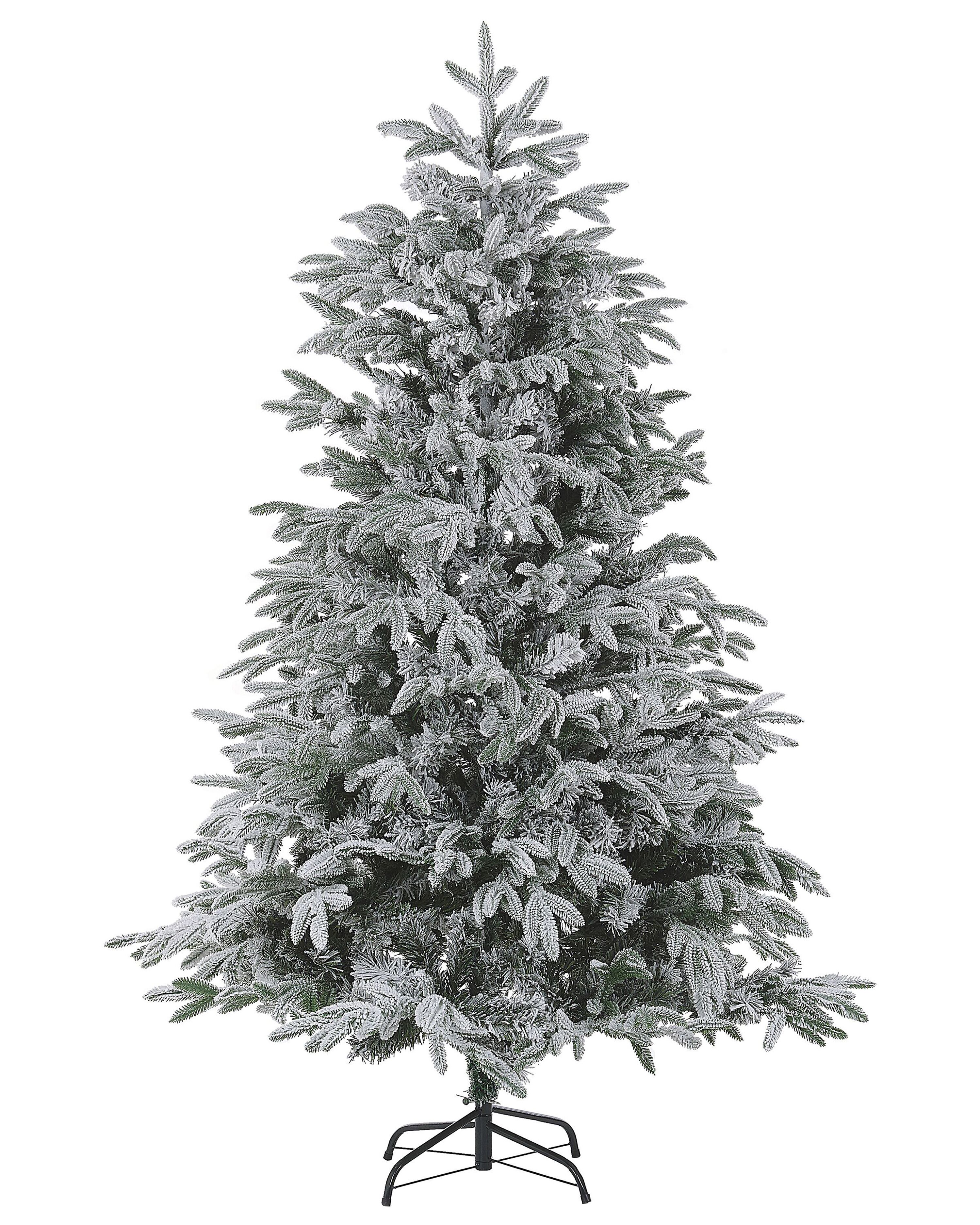 Artificial Snowy Christmas Tree BASSIE 210 cm White