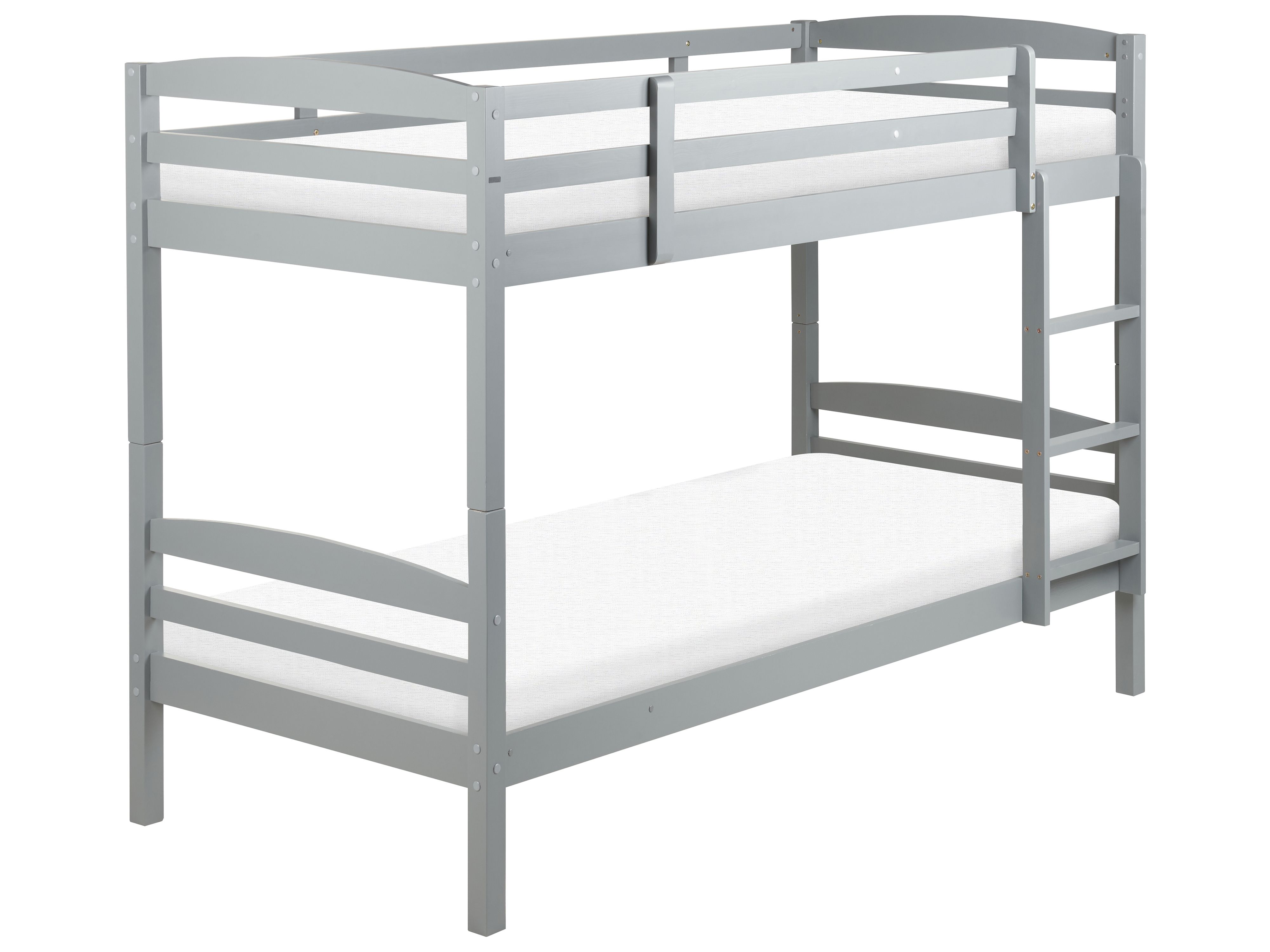 Bunk Bed Pine Wood REGAT 90 x 200 cm (EU Single) Grey