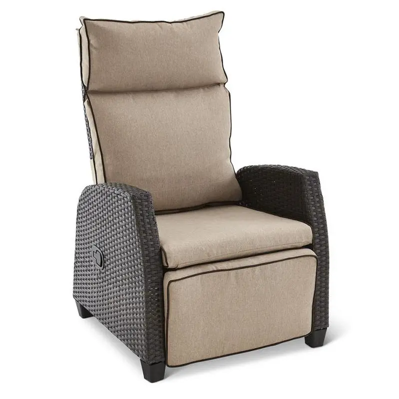 Weatherproof Outdoor Recliner Chair - 330 lbs Capacity, Steel Frame - Image 6 Weatherproof Outdoor Recliner Chair - 330 lbs Capacity, Steel Frame - Image 6