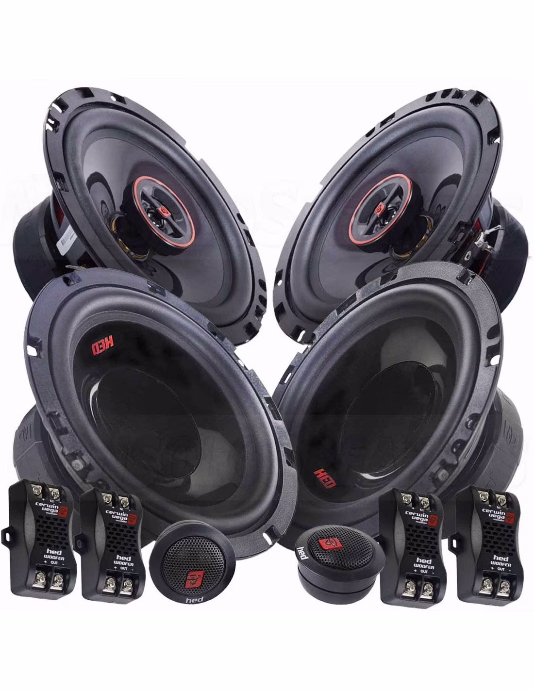 Cerwin Vega H765C + H7652 HED Series 6.5" Component & 6.5" 2 way Speaker System