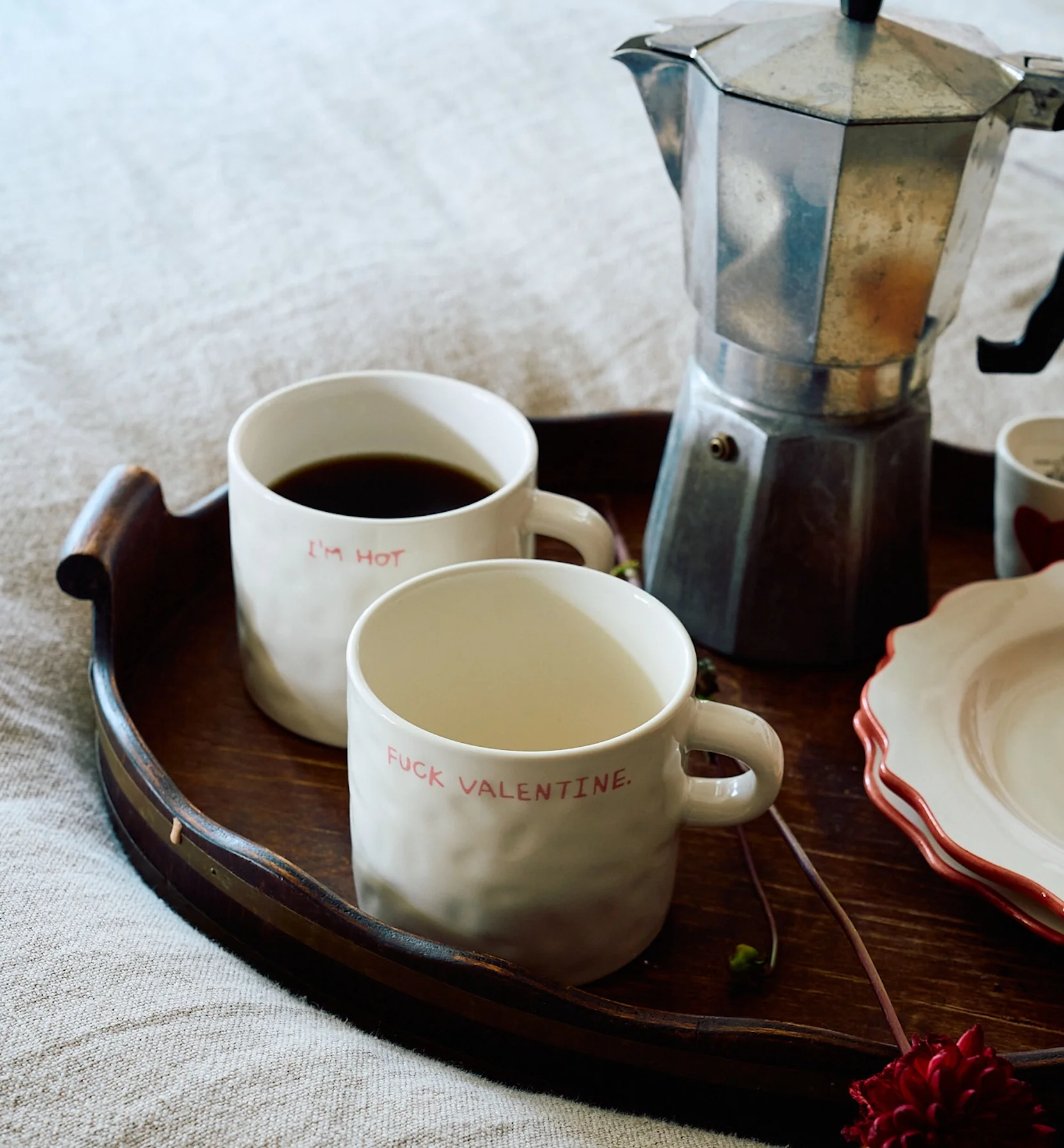 Fuck Valentine Tea Mug