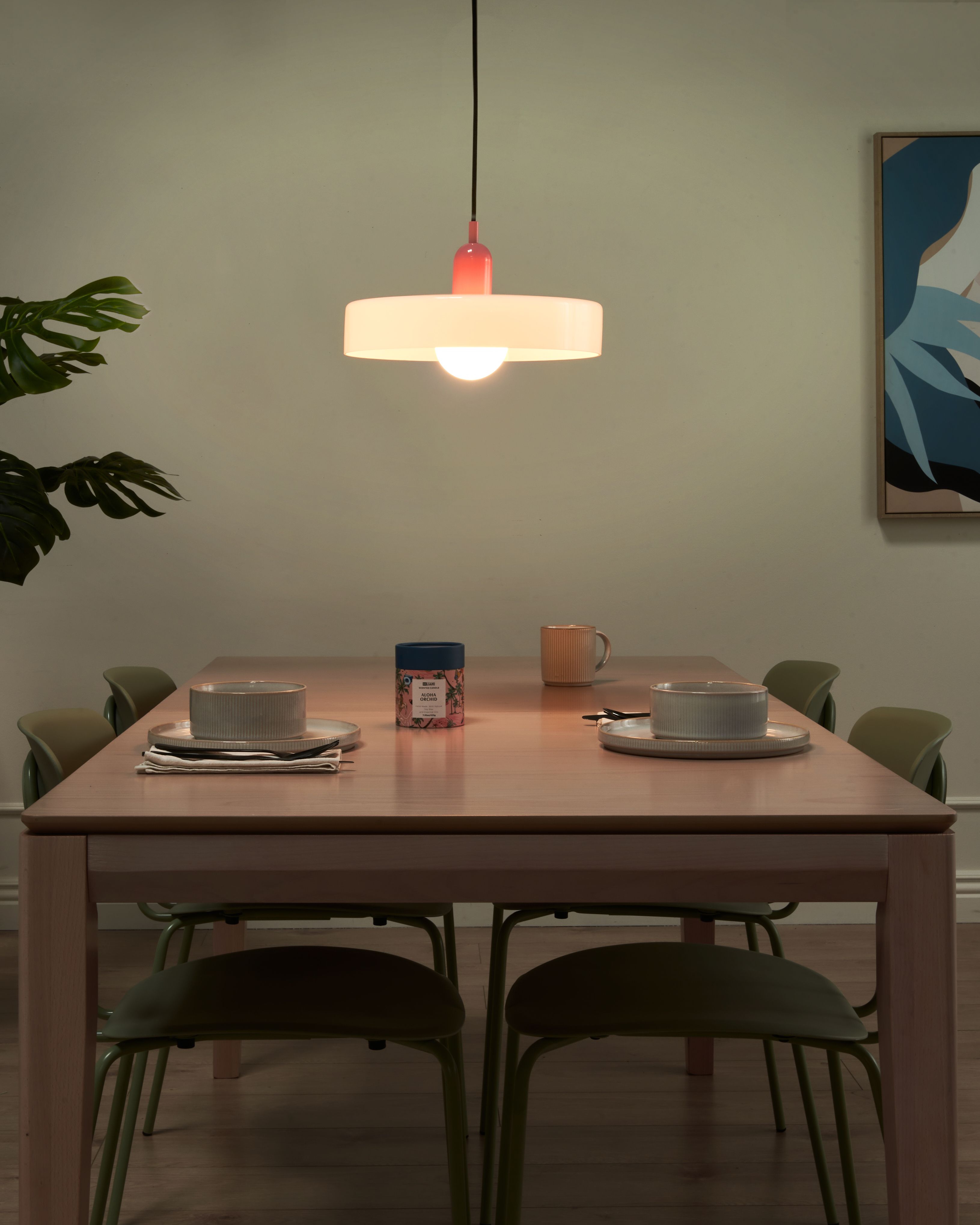 Pendant Lamp PAALA Glass White
