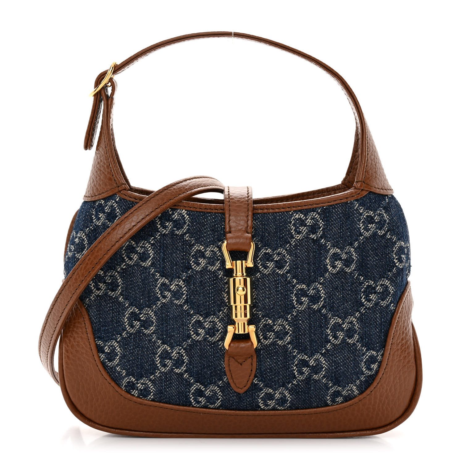 Blue Tea Gucci Jackie Replica – High-Quality & Gold Hardware