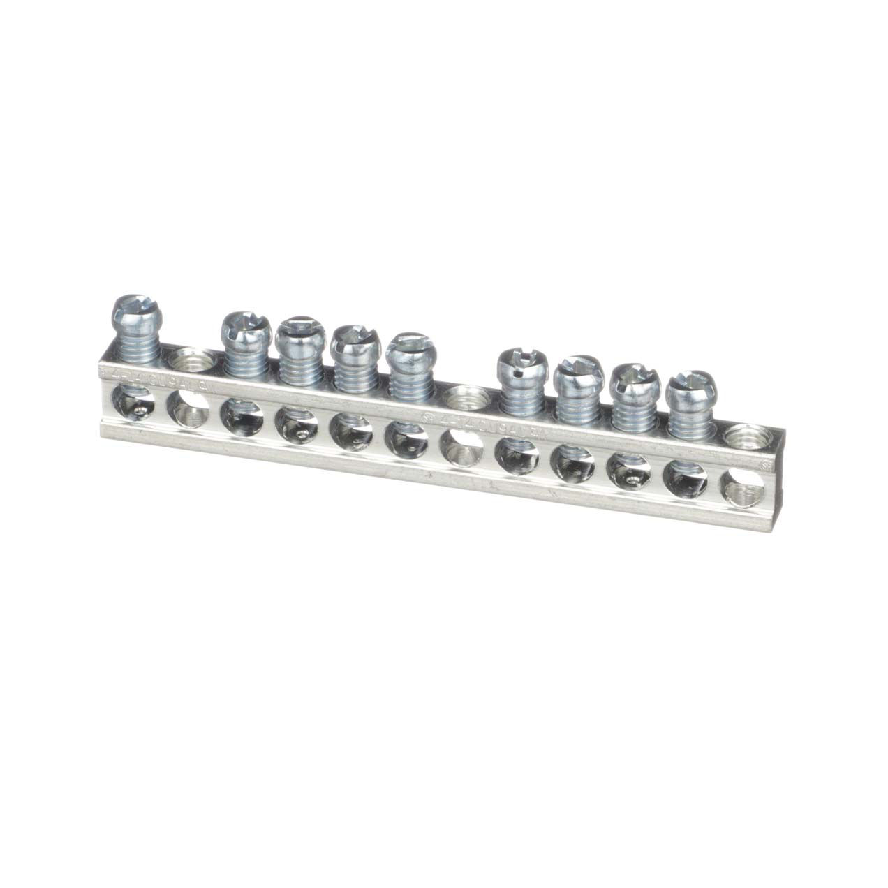 Square D 9-Terminal QO & Homeline Aluminum Ground Bar Kit