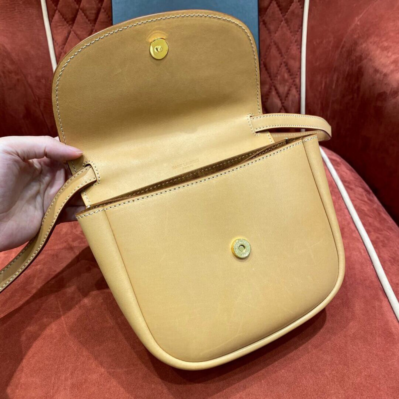 Replica Saint Laurent Kaia Ysl-Plaque Small Leather Satchel 6197401:1High-quality replica