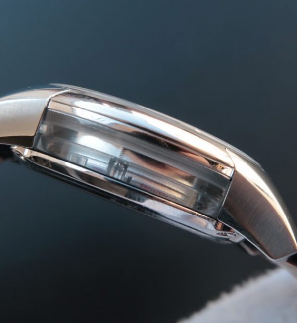 Replica Omega V6 De Ville Hour Vision Co-Axial 41mm SS Blue Dial Leather Strap A8500 - Top club
