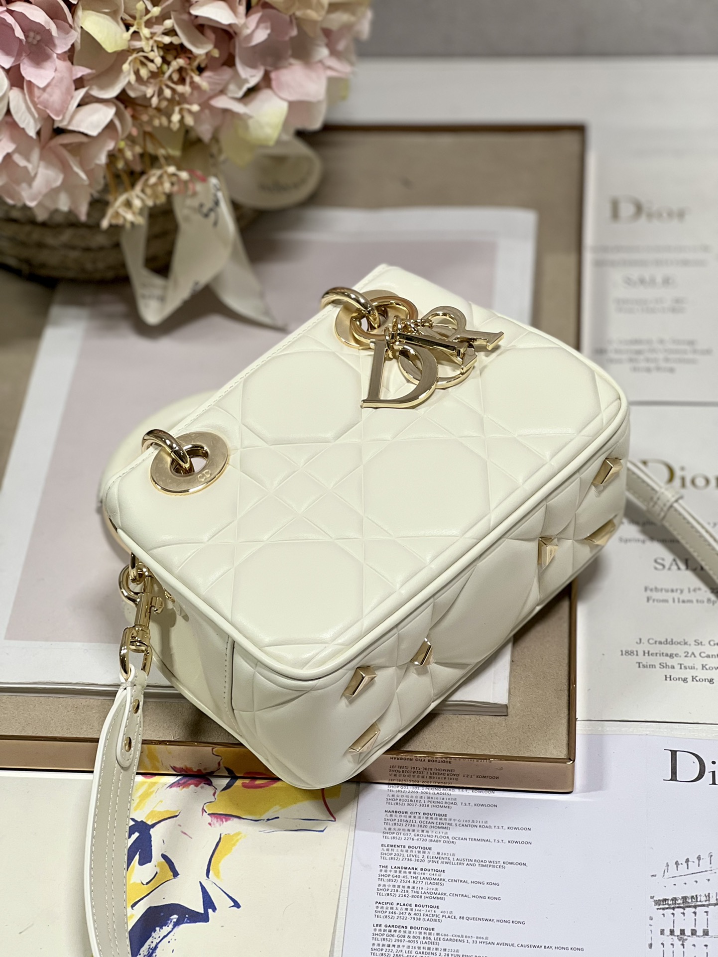 The Lady 95.22 Bag Black/White/Grey/Green For Women 7.5in/ 19cm1:1High-quality replica