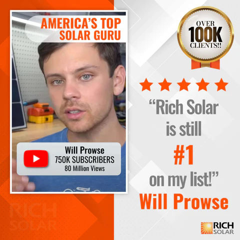 Will Prowse review on Rich Solar