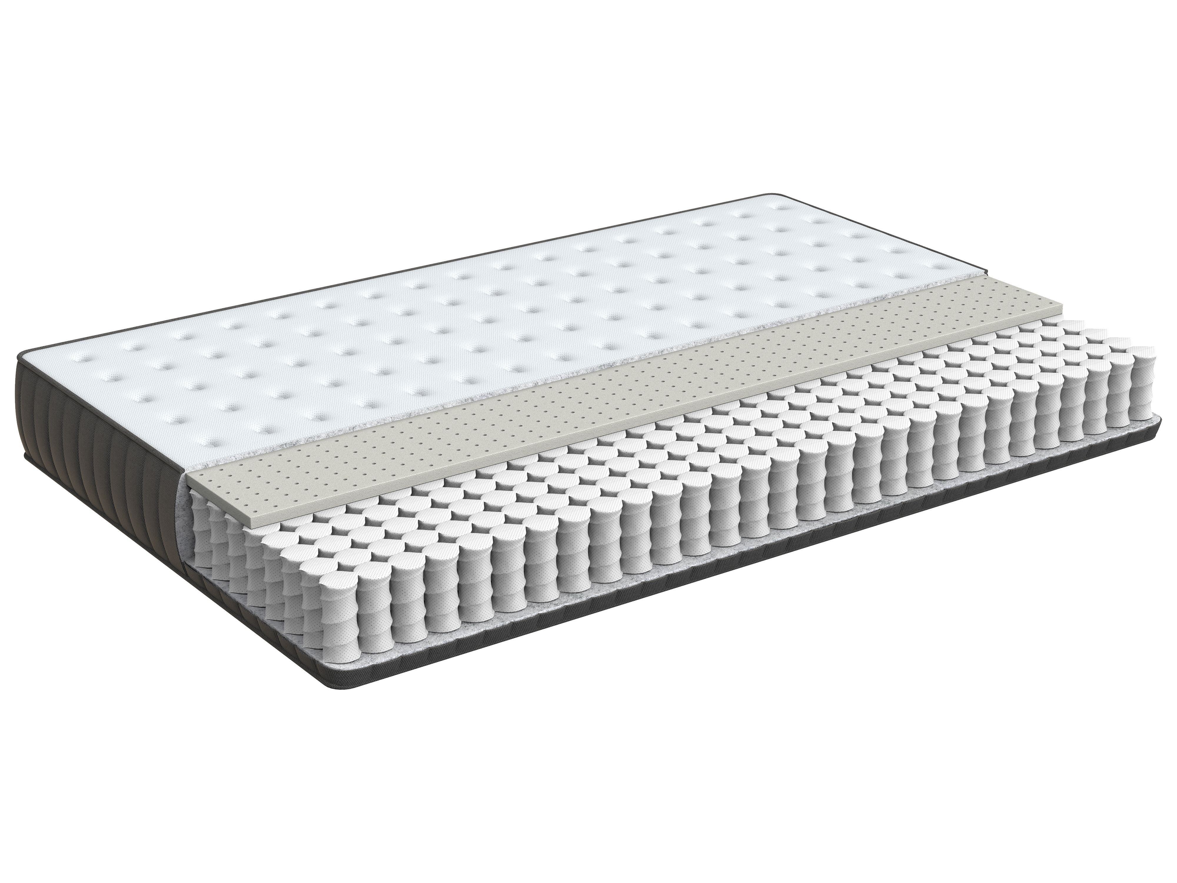 Latex Pocket Spring Mattress DREAM H2/3 Medium 80 x 200 cm (EU Small Single)