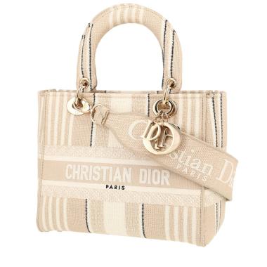 Dior Lady D-Lite handbag in pink canvas1:1High-quality replica