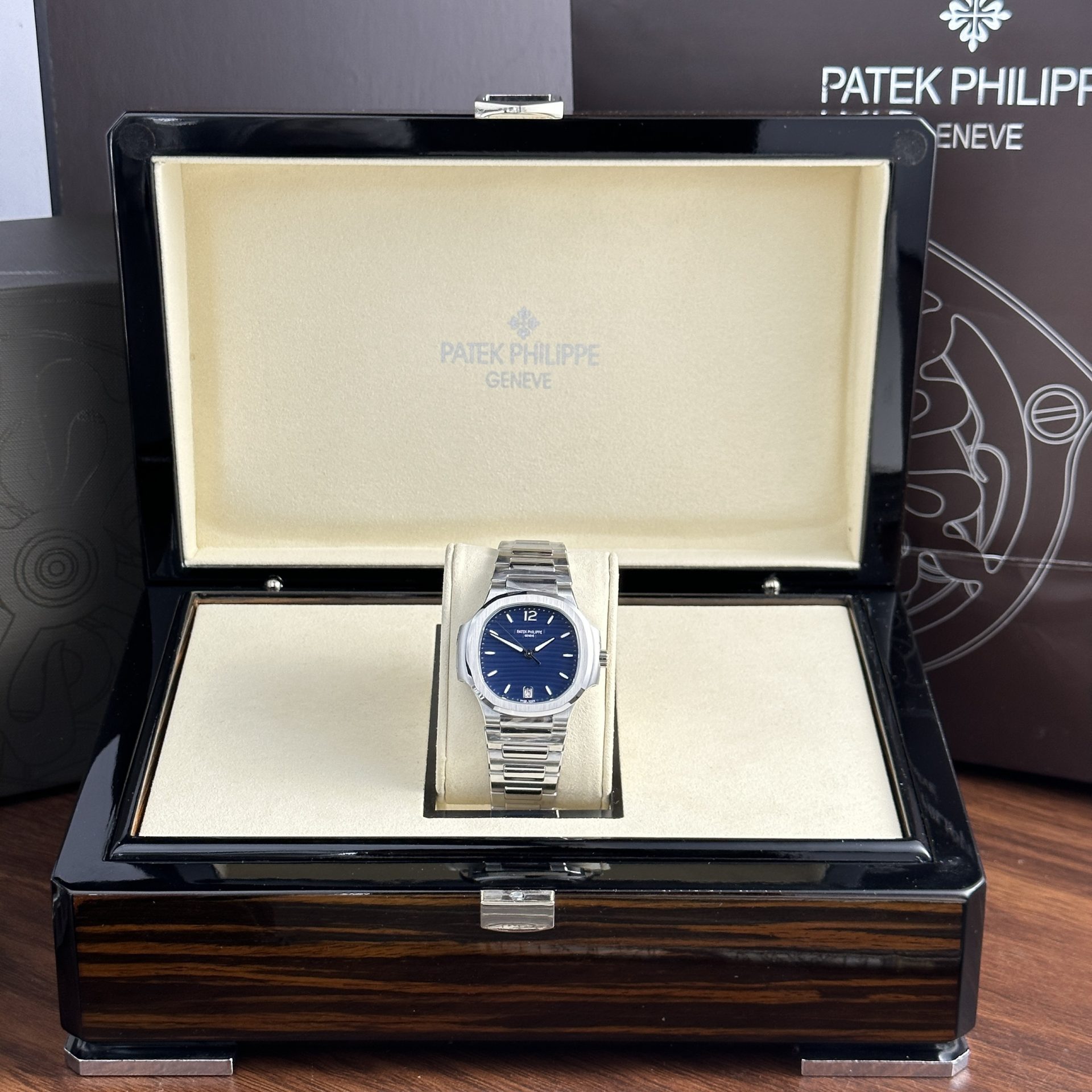 Patek Philippe Replica 11 Watch Women s Nautilus 7118 Blue Dial 3K Factory 35.2mm - Top club
