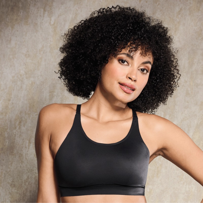 Wire-Free Racerback Shaping Bralette with Removable Foam Cups - MIDNIGHT VELVET CATALOG