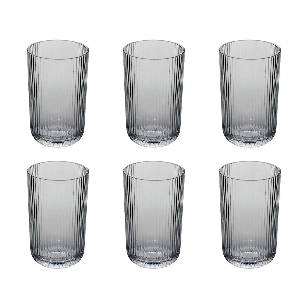 Tall tumbler "Ema" Glass, Grey
