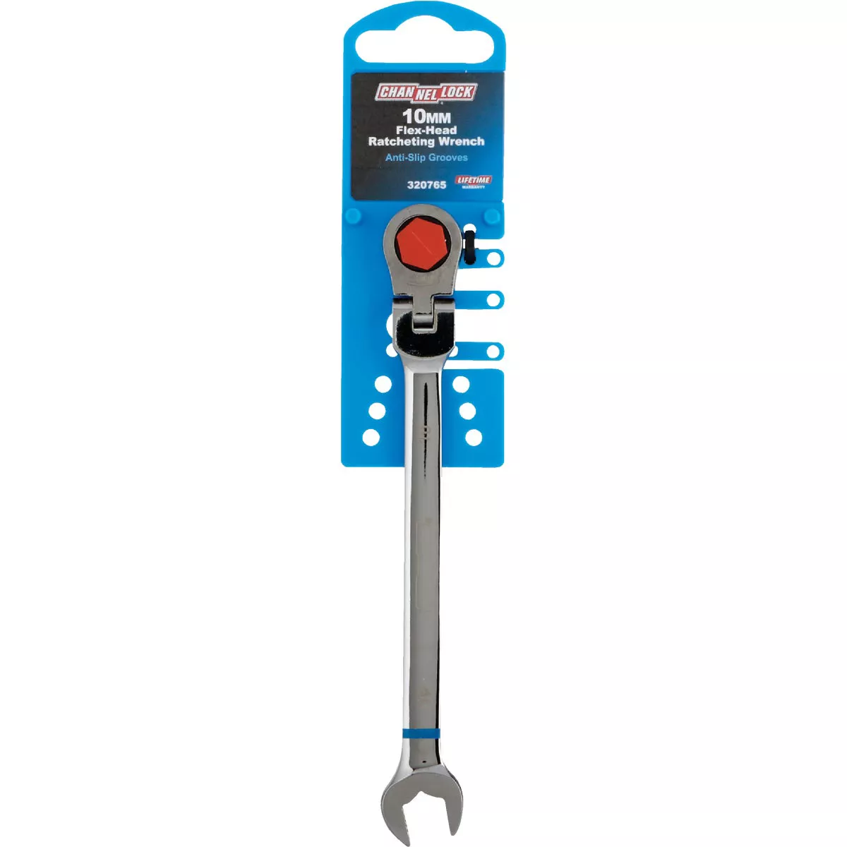 Channellock Metric 10 mm 12-Point Ratcheting Flex-Head Wrench
