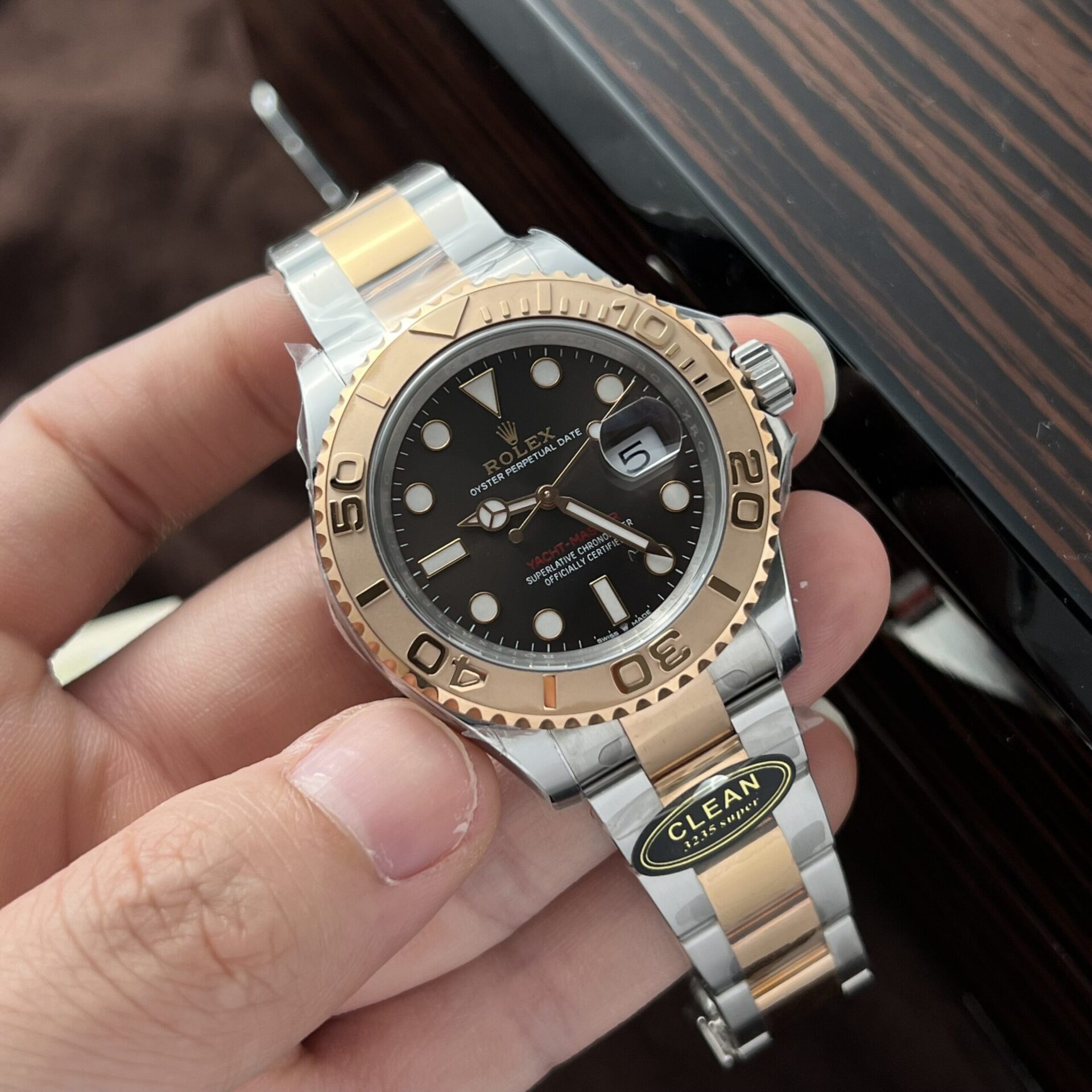 Rolex Yacht-Master 126621 Replica Watch Dial Chocolate Clean Factory 40mm - Elite Watch Atelier