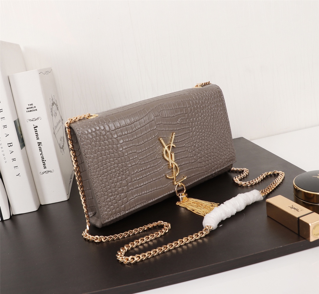 Replica Ysl Kate Medium Bag With Gold Tassel- 4Colors1:1High-quality replica