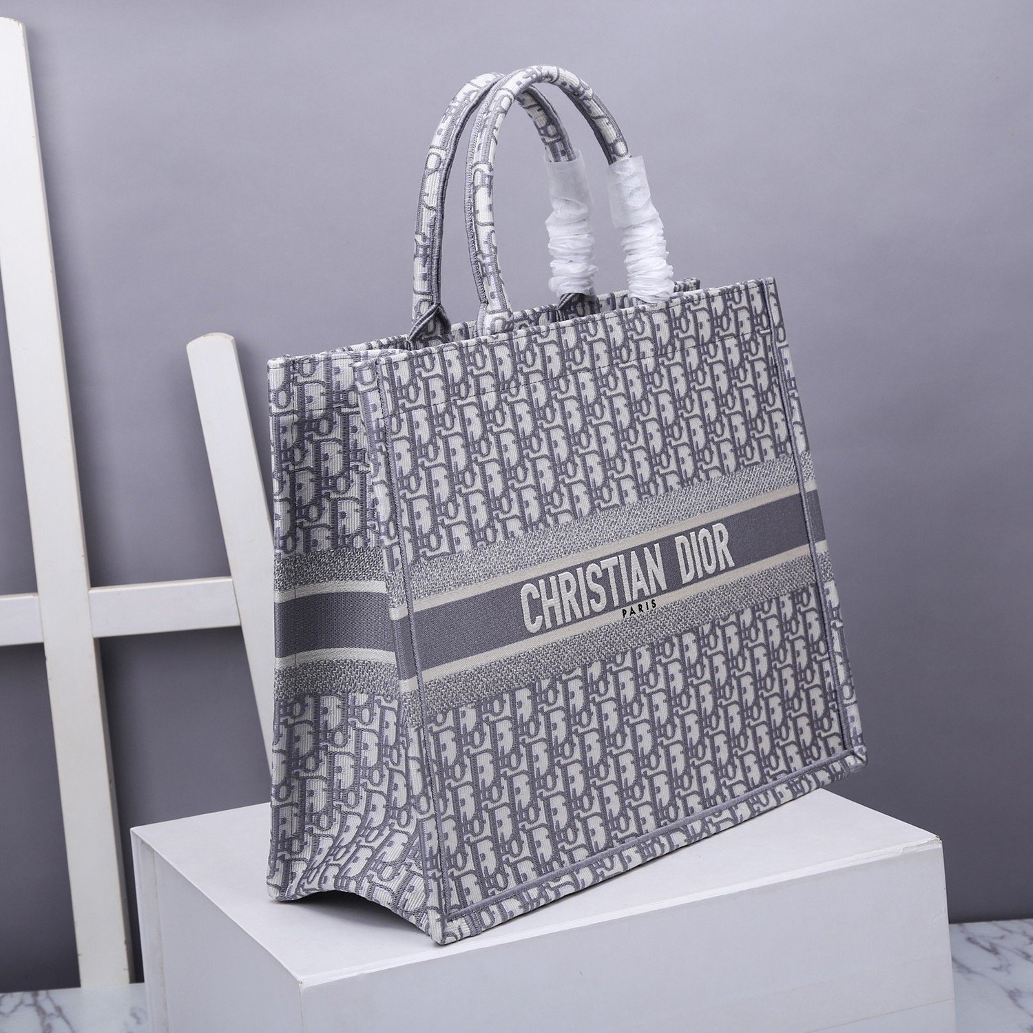 Christian Dior Large Dior Book Tote Gray, For Women, Women’s Handbags 16.5in/42cm CD M1286ZRIW_M9321:1High-quality replica