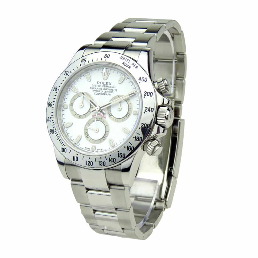 Rolex Daytona White Dial 116520 Replica - Elite Watch Atelier