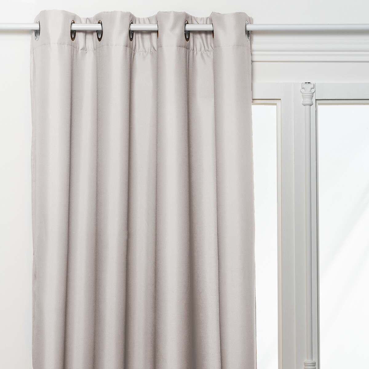 Blackout curtains Beige linen, 140x260 cm