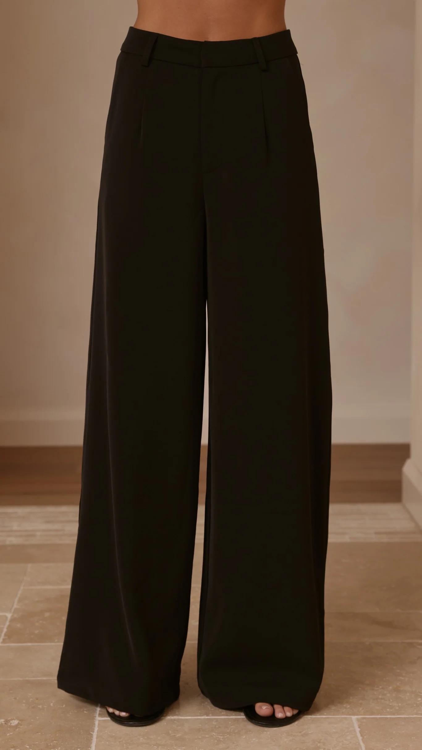 Maeva Tailored Pants - Black