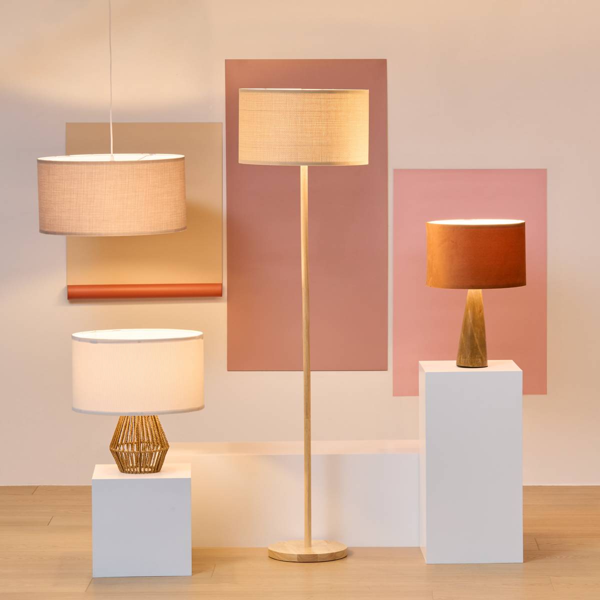 Lampshade "Beline" Terracotta, D.40 cm