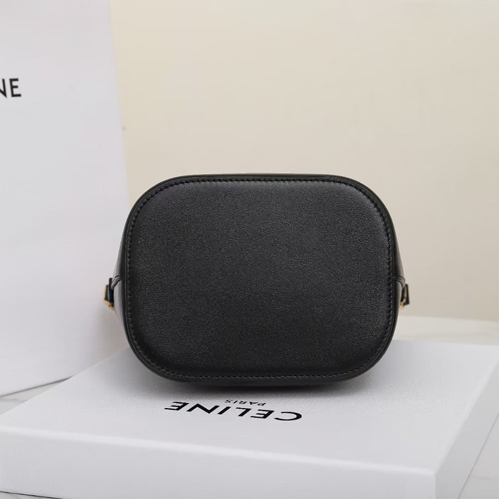 CELINE SMALL BUCKET LOUISE IN SMOOTH CALFSKIN(HIGH-END GRADE)1:1High-quality replica