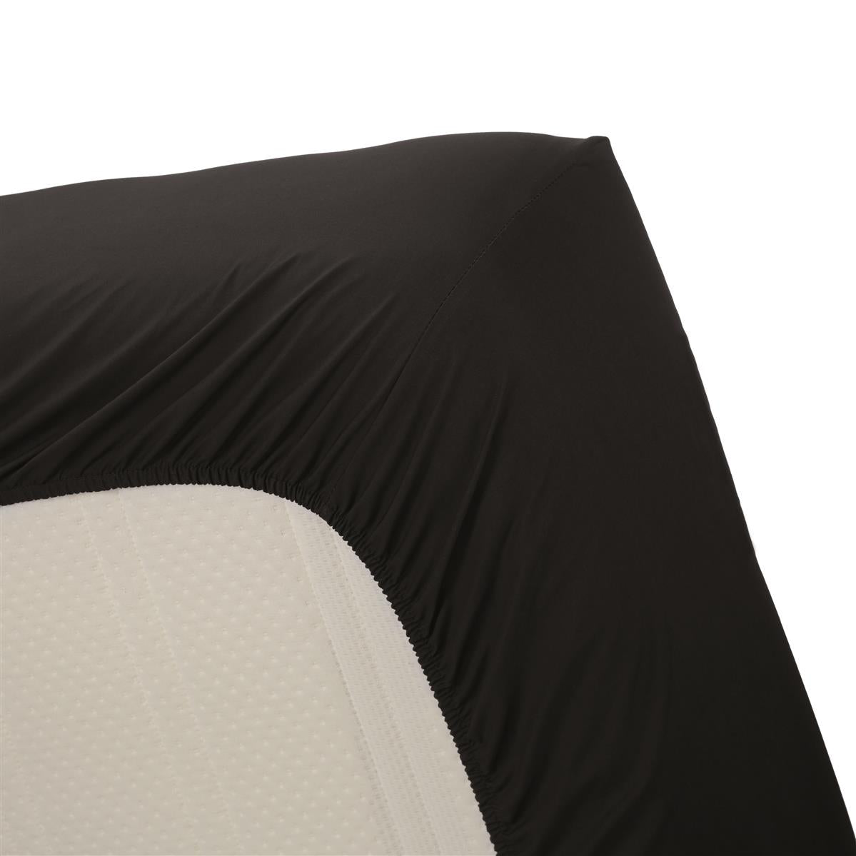 Beddinghouse Percale katoen - Hoeslaken - 160x200 - Zwart