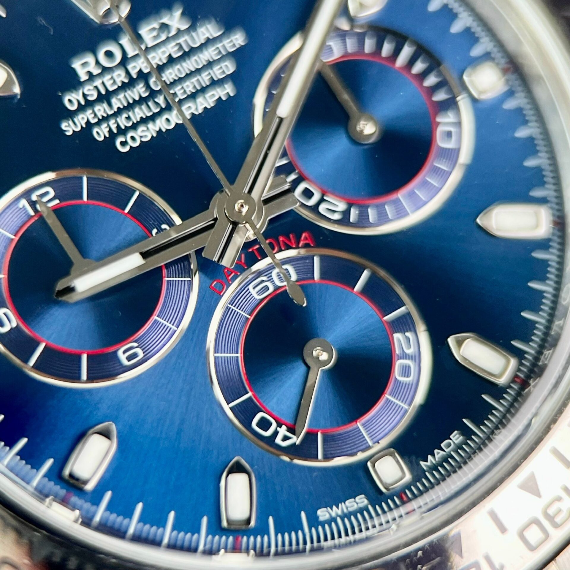 Rolex Daytona 116509 Replica Watch Blue Dial Clean Factory 40mm - Top club