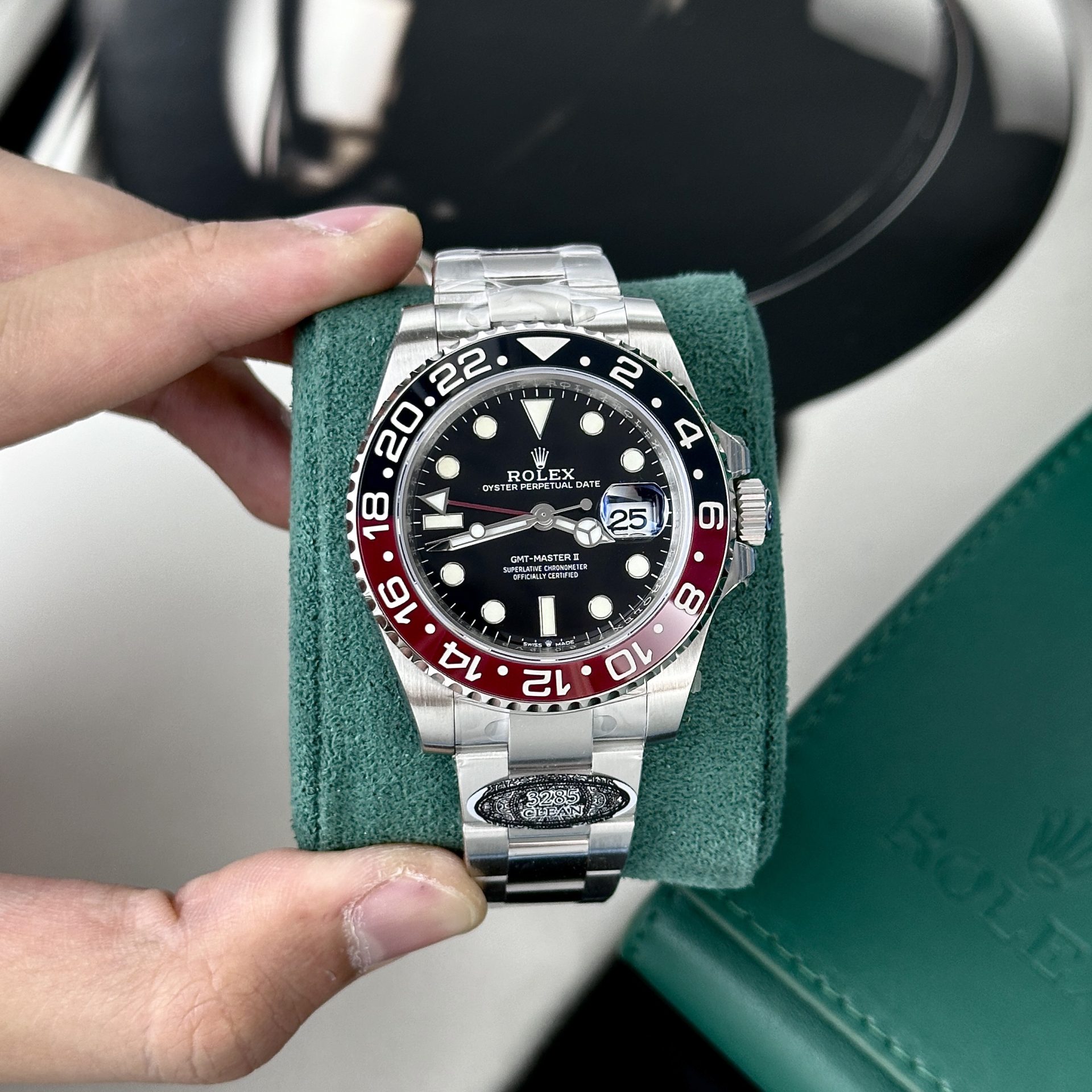 Rolex Best Replica Watch GMT-Master II Coke Black Dial Clean Factory 40mm - Top club