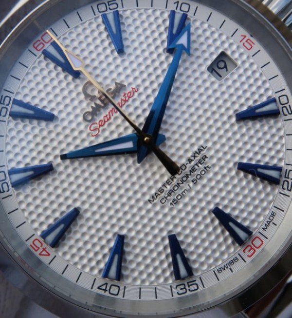 Replica Omega Seamaster 150M Ryder Cup White Textured Dial SS Bracelet A8500 - Top club