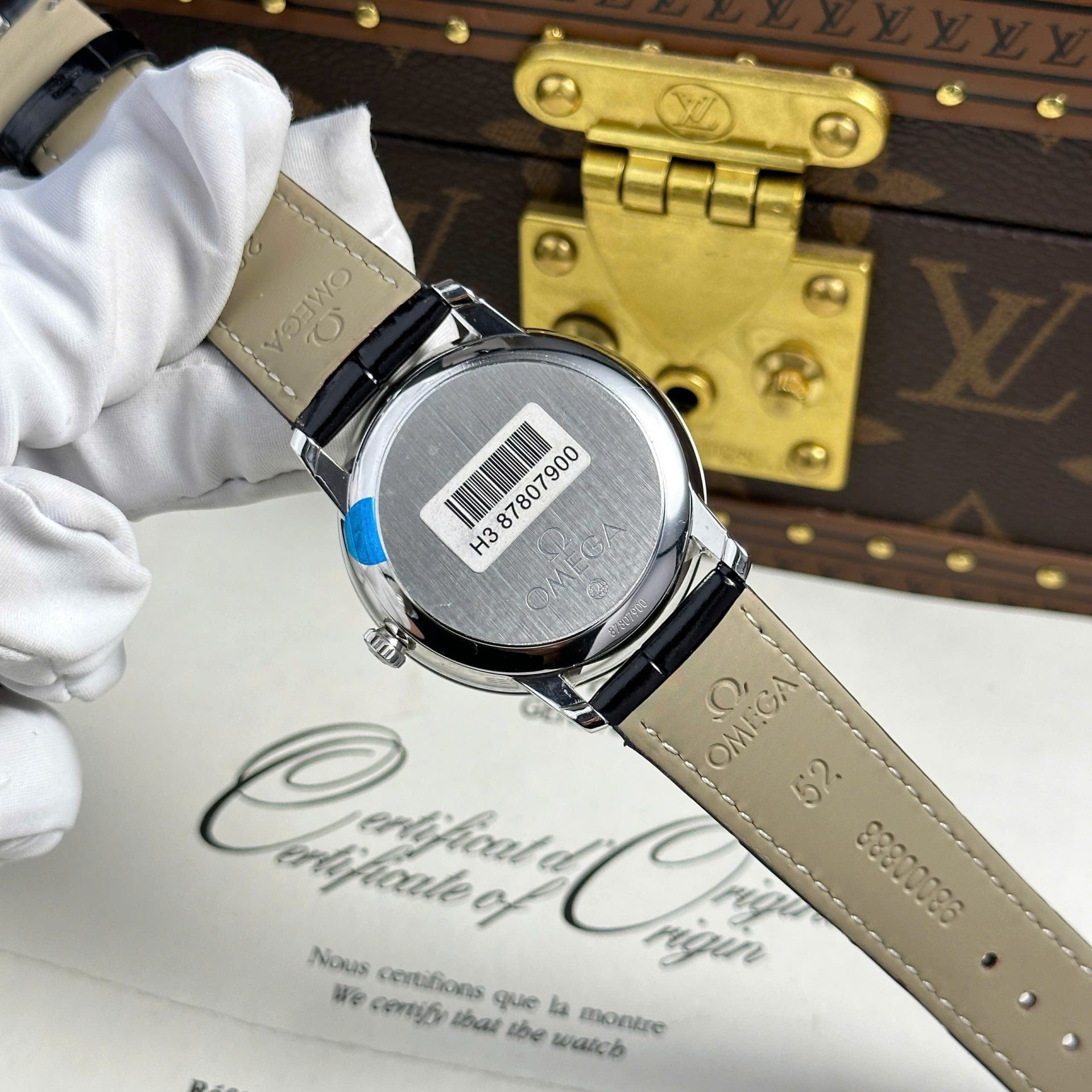 Omega Replica Watch De Ville Prestige Power Reserve Black Dial 39.5mm - Top club
