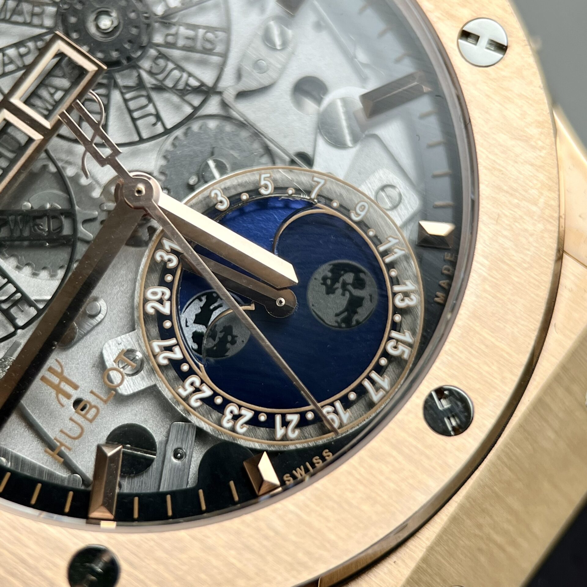 Hublot Aerofusion Moonphase King Gold Best Replica Watch 42mm - Top club