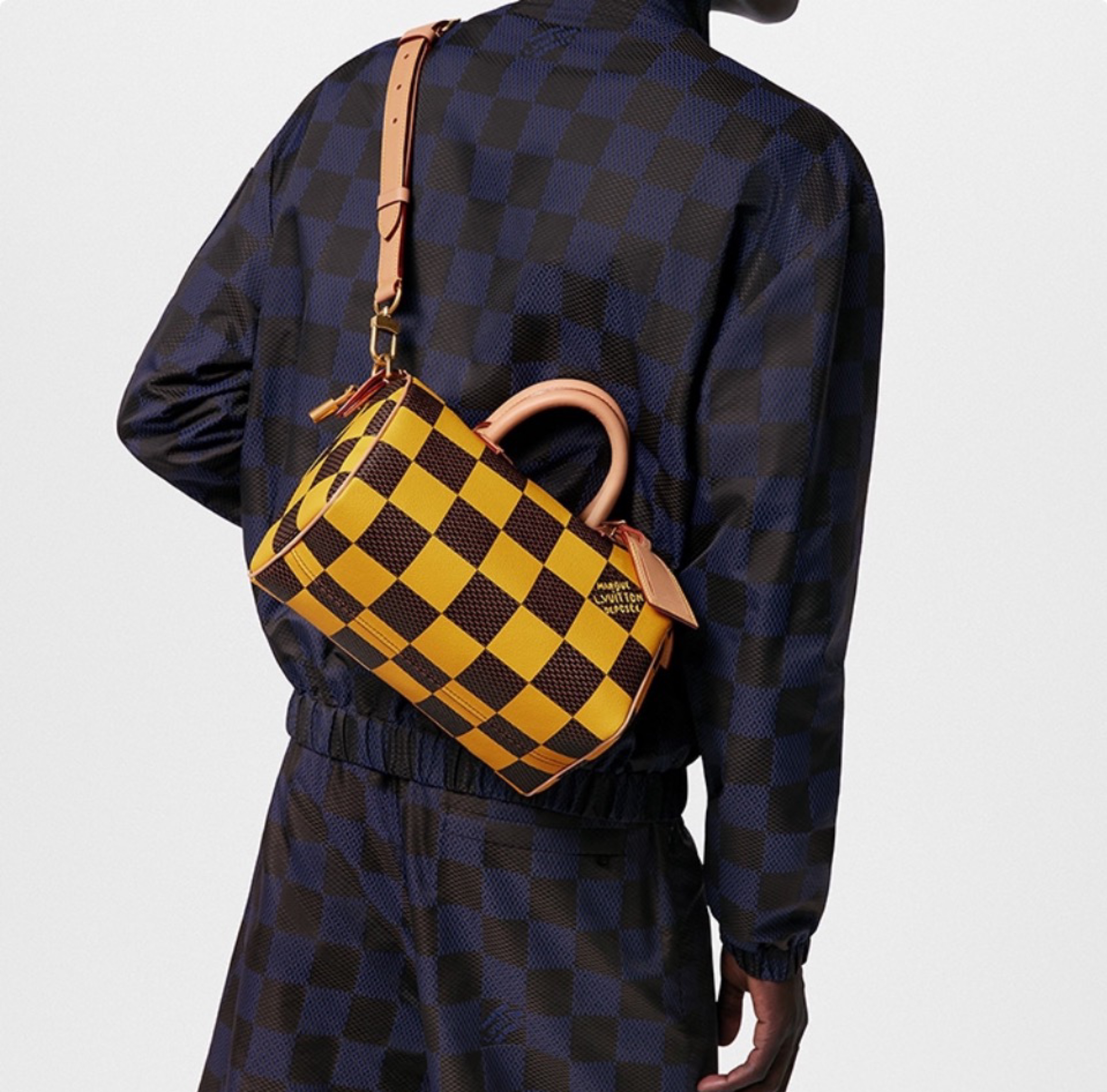 Louis Vuitton LV  Speedy 25 Checkerboard Shoulder Bag Handbag1:1High-quality replica