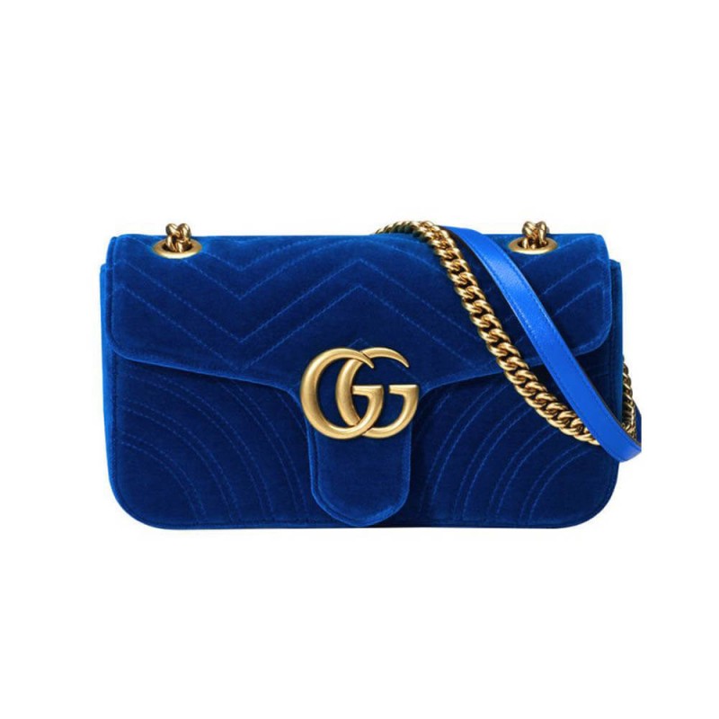 Replica Gucci Gg Marmont Velvet Shoulder Bag 4434971:1High-quality replica