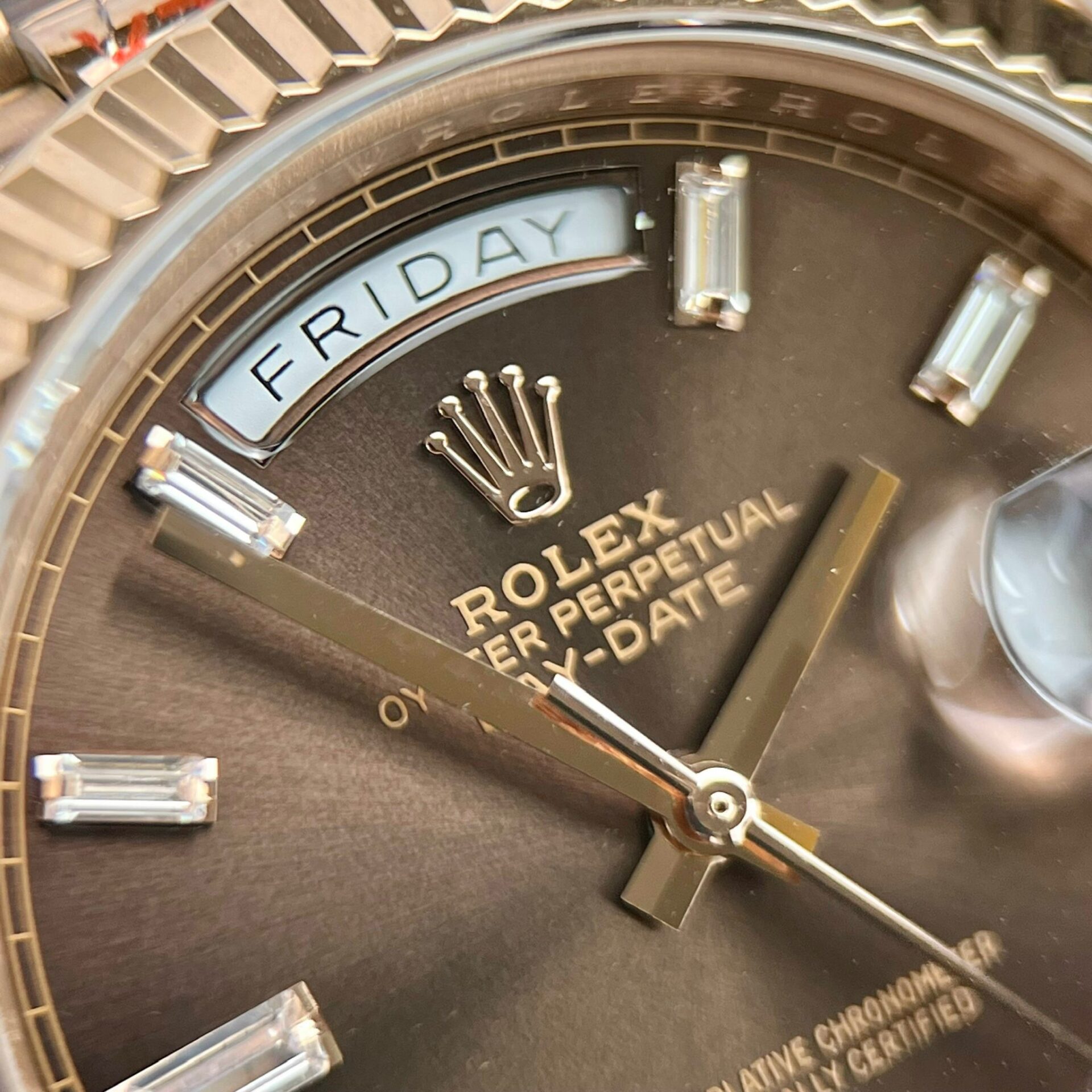 Rolex Day-Date 228235 Best Replica Watch Chocolate Dial GM Factory 40mm - Top club