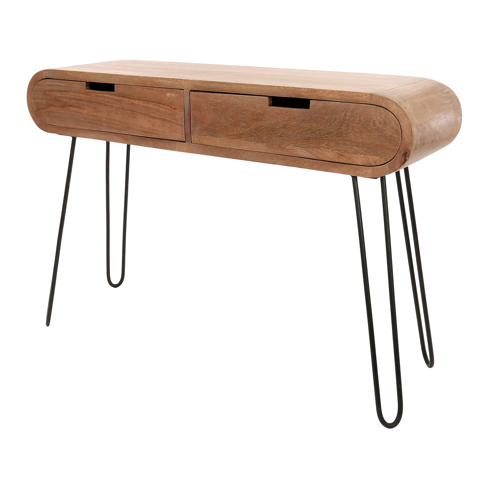 Blokker Bruce Sidetable met 2 Lades - Mangohout