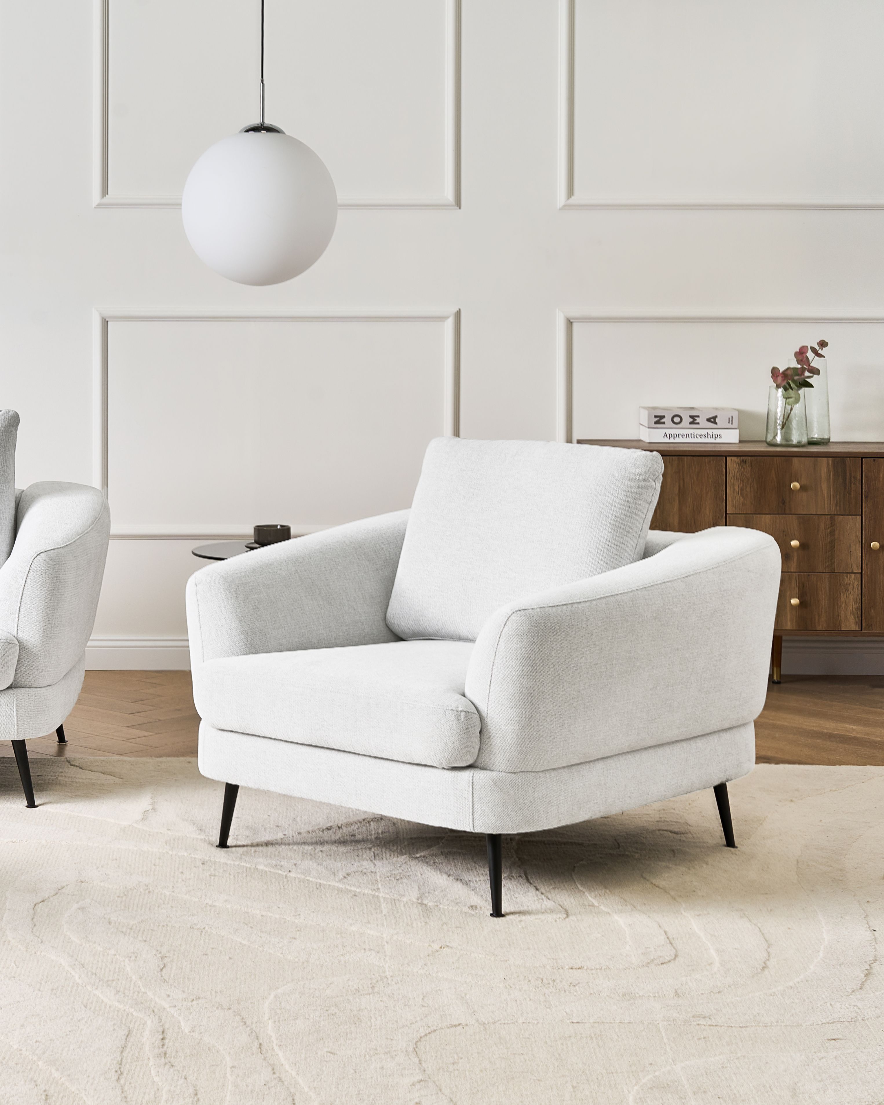 Armchair KJAER Fabric Off-White
