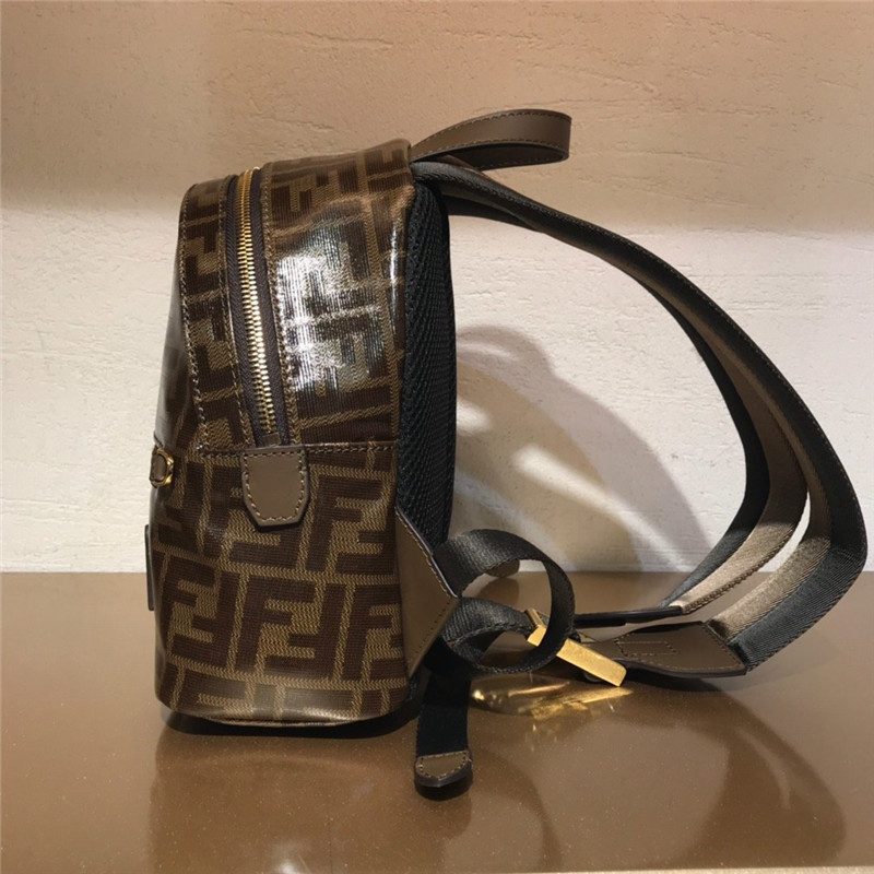 Fendi Black FF Backpack - Replicaclubs