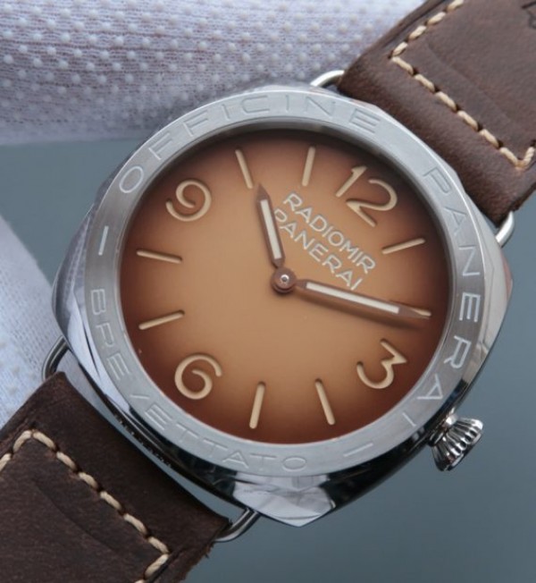 Replica Panerai SF Radiomir PAM687 Brown Dial Leather Strap P.3000 - Elite Watch Atelier