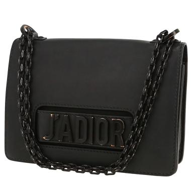 Dior J'Adior handbag in black grained leather1:1High-quality replica