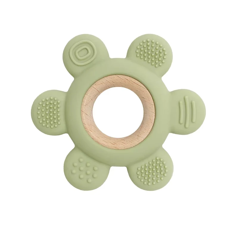 Bowzoom Beißring Silikon Blume