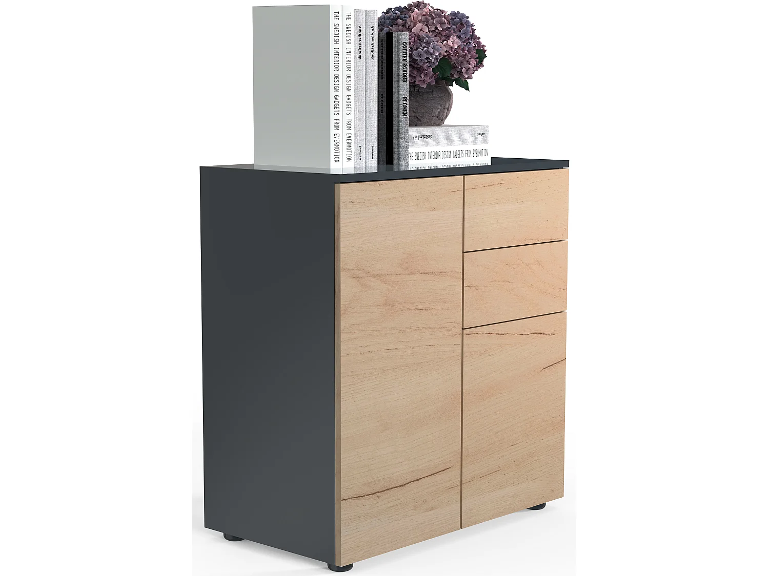 Commode de tiroirs Buffet Dalosa 4 tiroir