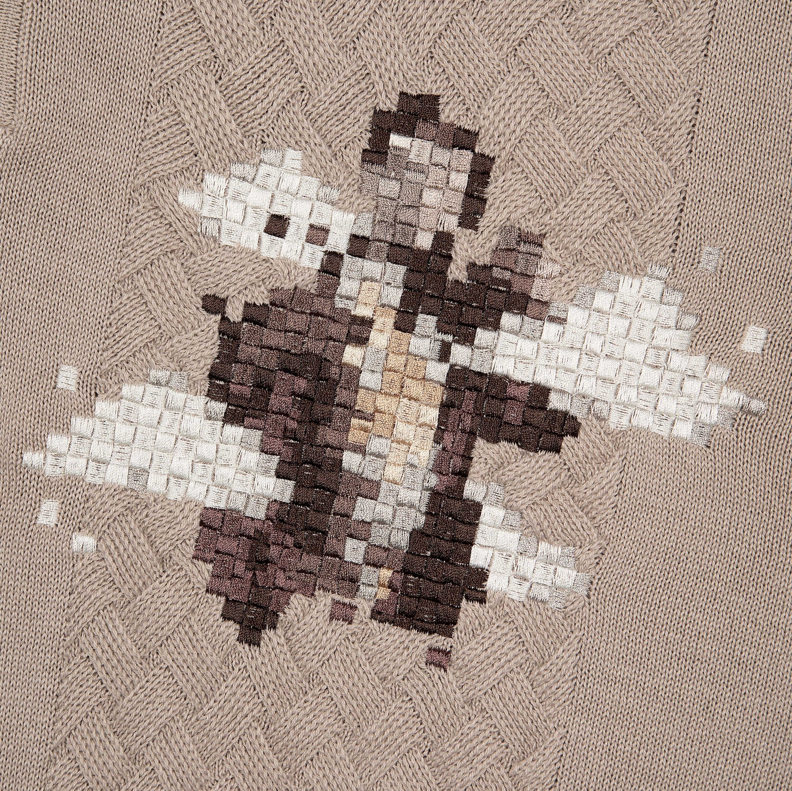 "on air" Polo knit beige