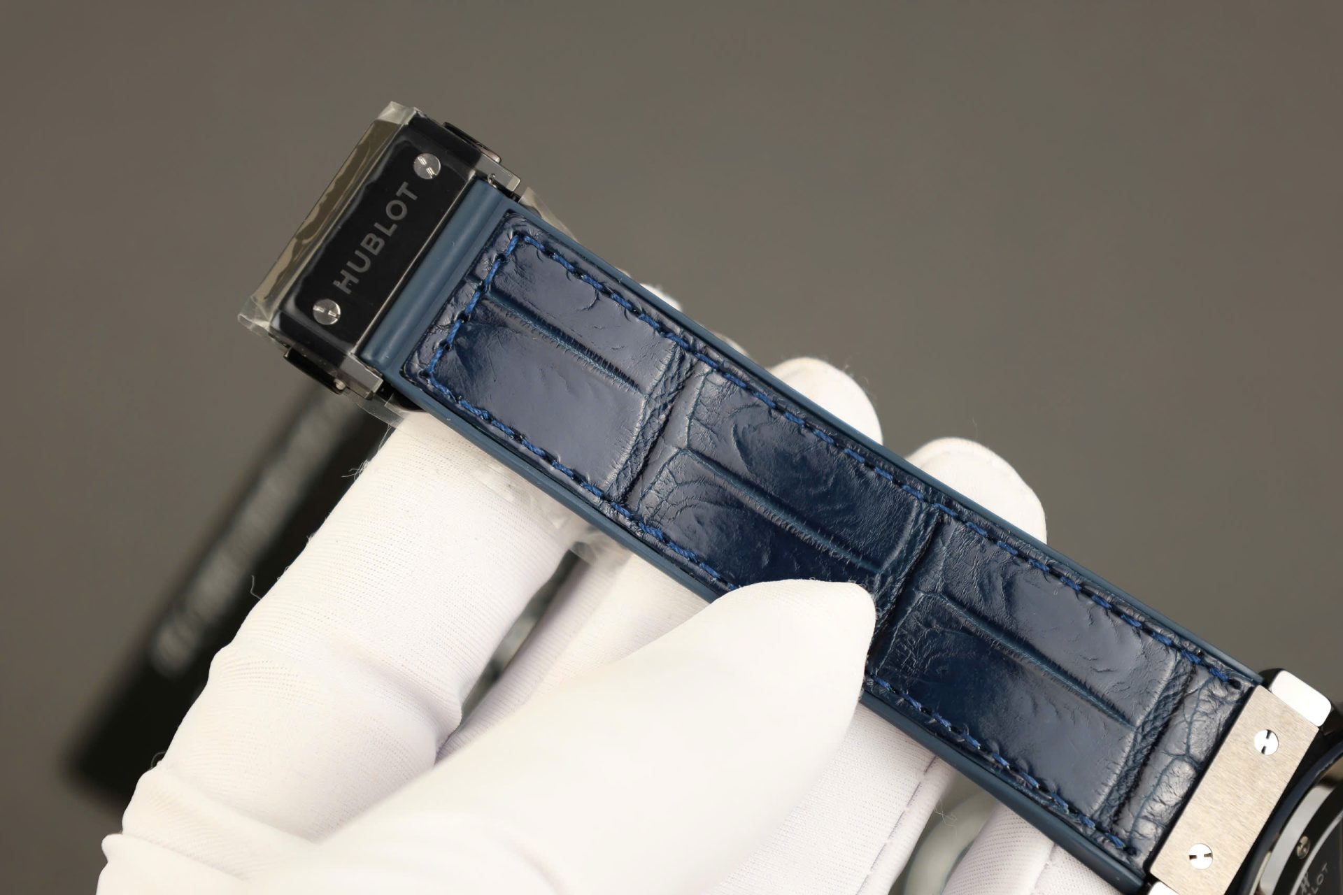 Hublot Classic Fusion Ceramic Best Replica 11 Watch Blue Rubber Strap 42mm - Top club
