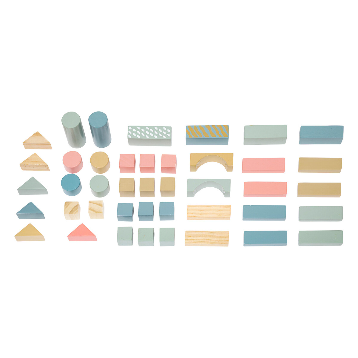 Cube set Wood, h.15,5 cm