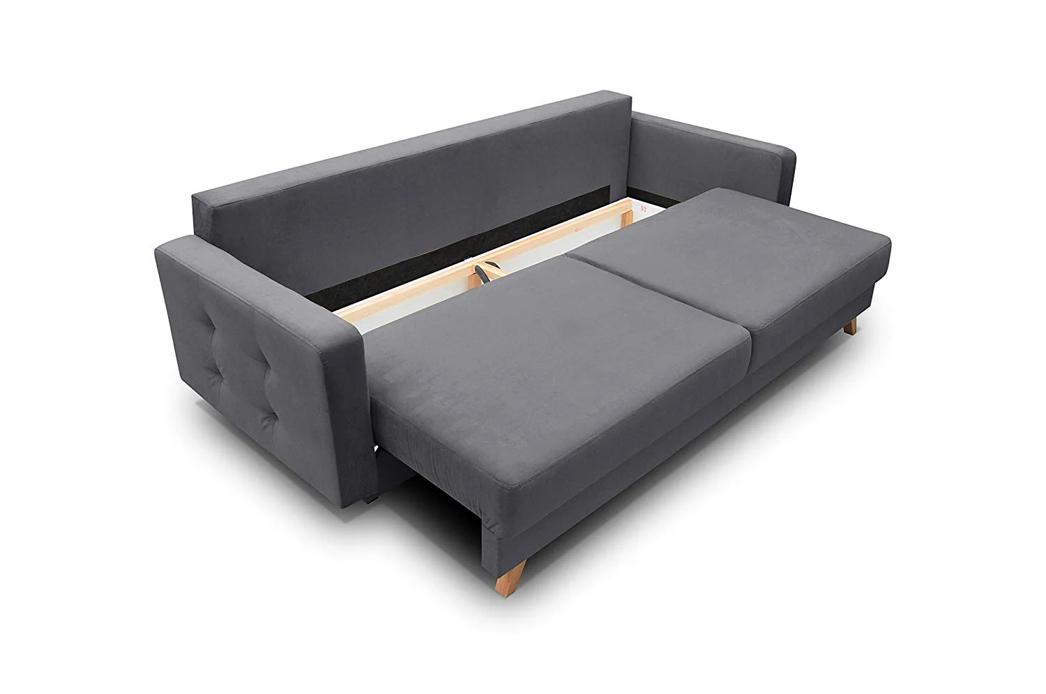 Meble Furniture Vegas Queen Sofa Bed with Storage, Multiple Colors - Image 28
